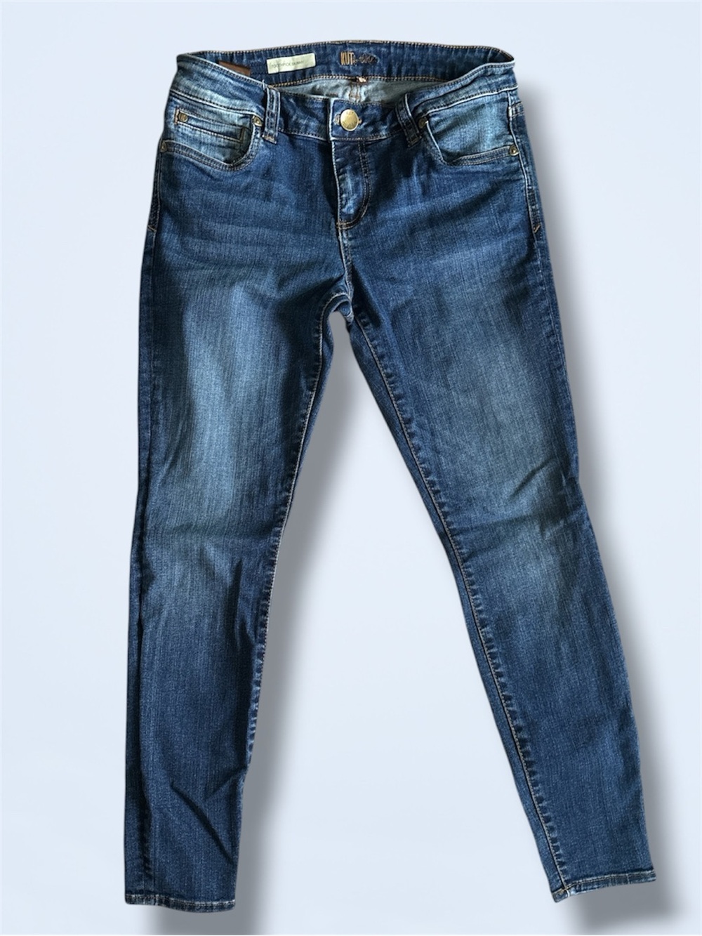 KUT from the Kloth Toothpick Skinny Jeans Size 6S Medium Wash Stretchy
